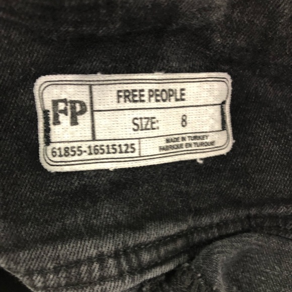 Free People Women’s Black Shirt 8 - Picture 3 of 5